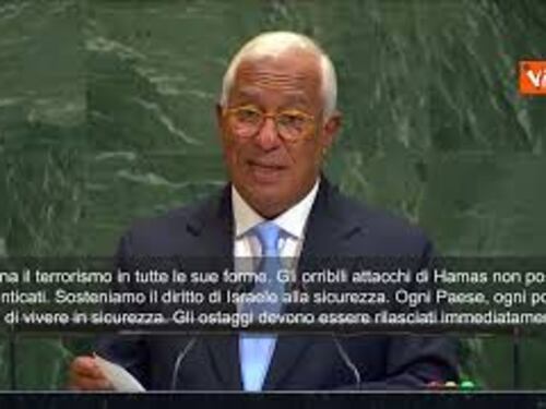 Antonio Costa (Ue) all'Onu: A Gaza catastrofe umanitaria