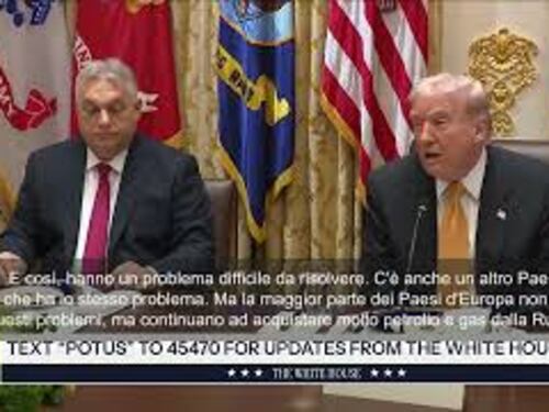 Trump: Valuto esenzioni per l'Ungheria su petrolio Russo. Non hanno il mare