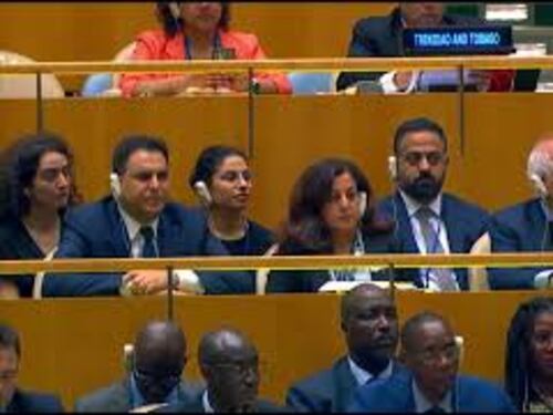 L'Assemblea Onu parla di riconoscimento Stato Palestina, la sedia di Israele resta vuota