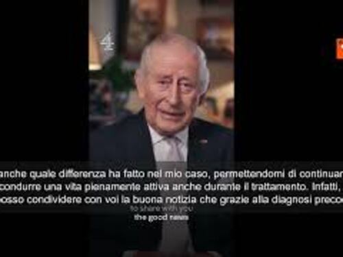 Re Carlo: Le mie cure contro il cancro potranno essere ridotte nel nuovo anno, una benedizione