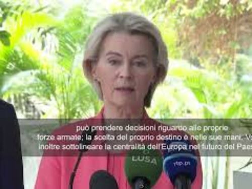 Piano pace Ucraina, von der Leyen: Solo Kiev può decidere sul suo esercito