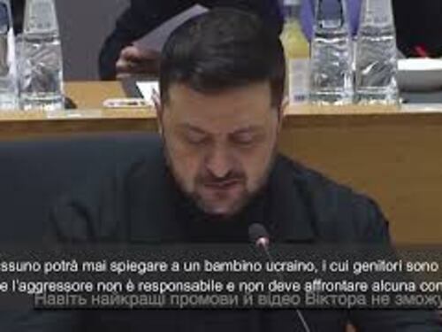Guerra Ucraina, Zelensky: "L'uso degli asset russi sarebbe la scelta più giusta"