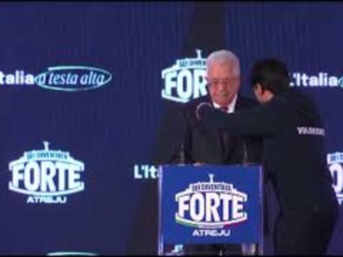 Abu Mazen ad Atreju: Due popoli due Stati unica via per stabilità Medio Oriente