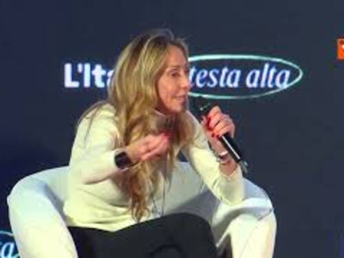 Arianna Meloni ad Atreju: Non ho mai insultato gli avversari politici sui social