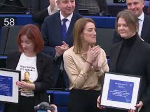 Premio Sacharov Parlamento Ue 2025 a due giornalisti in carcere in Georgia e Bielorussia