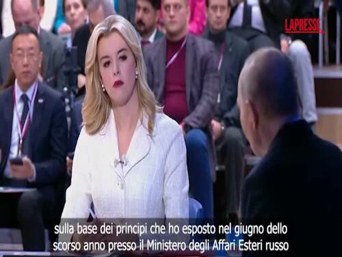 Ucraina, Putin accusa Kiev: “Rifiuta la pace” e avverte su nuovi avanzamenti russi