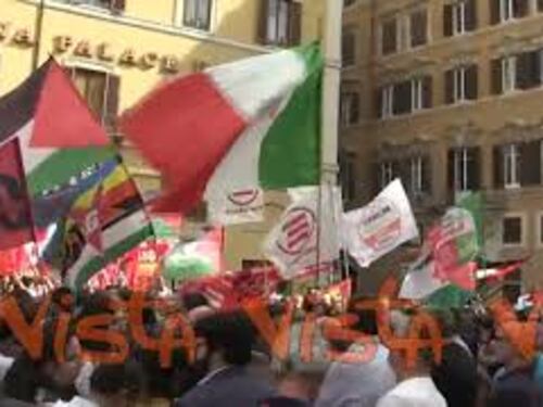Global Sumud Flotilla, presidio di protesta contro gli attacchi a piazza Montecitorio