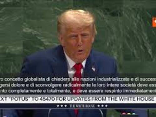 Trump all'Onu: Concetto di globalismo deve essere respinto immediatamente