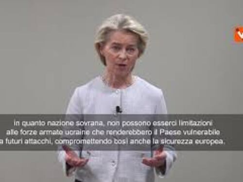 Von der Leyen: Garantire ruolo centrale dell'Ue per pace in Ucraina