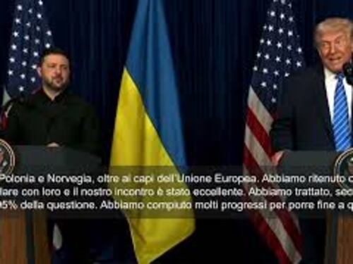 Trump: Incontro fantastico con Zelensky, siamo molto vicini a una soluzione in Ucraina