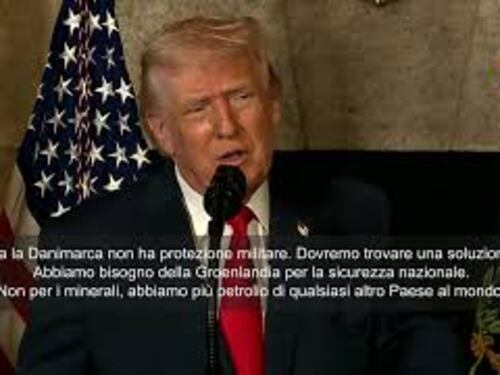 Trump: Abbiamo bisogno della Groenlandia per sicurezza nazionale, non per minerali o petrolio