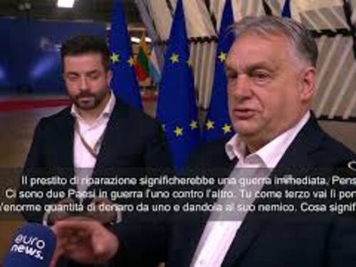 Orban: Abbiamo impedito all'Ue di dichiarare guerra a Russia usando beni congelati