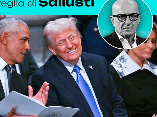 La sveglia di Sallusti - Le bugie del non-nobel a Trump