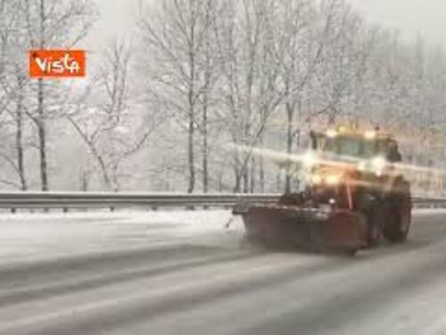 Avviato il piano neve 2025-2026 di Anas, In campo 2.800 persone e 2.200 mezzi