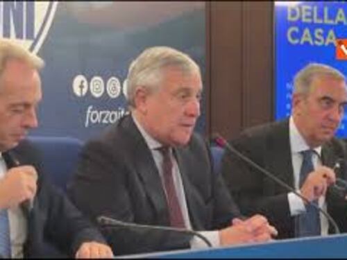 Manovra, Tajani: Non votiamo la tassa sui proprietari case, faremo di tutto per modifica