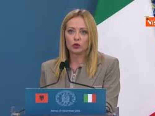 Meloni: Protocollo Italia-Albania può cambiare il paradigma della gestione dell'immigrazione