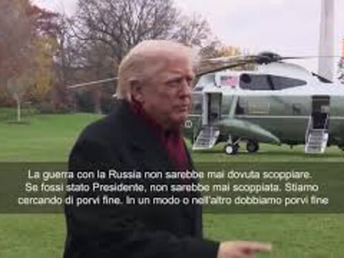Trump: Il piano di pace proposto per l'Ucraina non è l'offerta finale