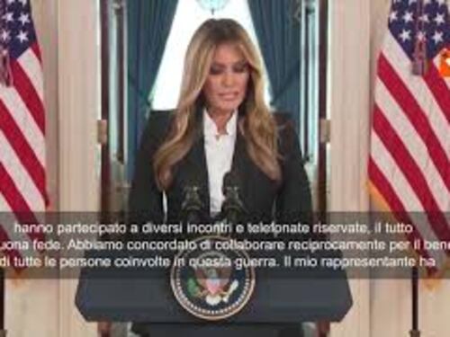 Melania Trump: Putin ha risposto a mia lettera, aperto canale ricongiungimento bambini ucraini