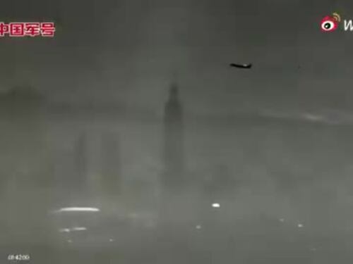 Il drone cinese filma Taipei durante le esercitazioni militari