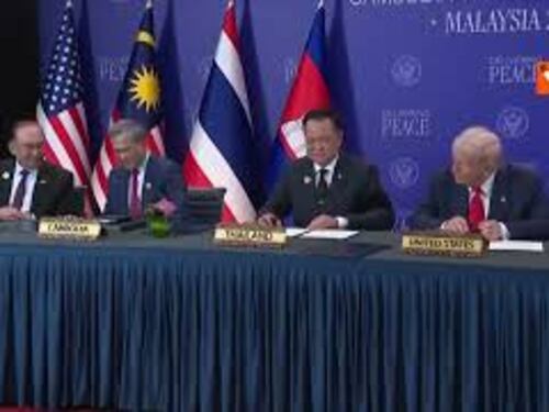 Trump firma un accordo sulle terre rare con il premier della Thailandia Anutin Charnvirakul