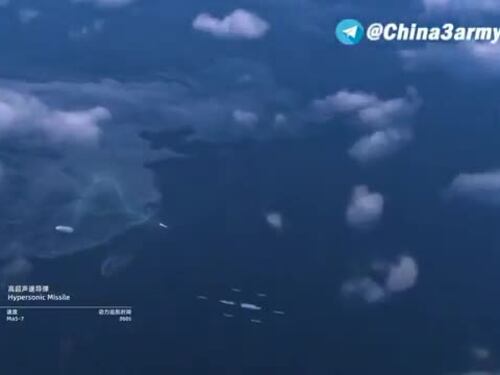 Il video del nuovo missile cinese che colpisce il Giappone