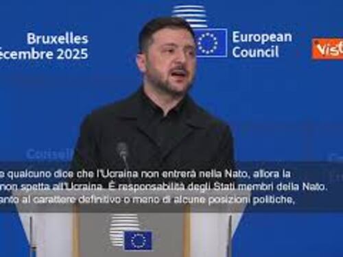 Zelensky: C'è chi non ci vuole nella Nato? I politici cambiano, qualcuno vive, qualcuno muore