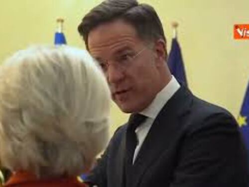 Zelensky incontra a Bruxelles Mark Rutte, Antònio Costa e Ursula Von Der Leyen