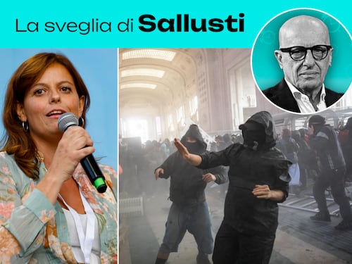 La sveglia di Sallusti - I teppisti coccolati e la teppista salvata