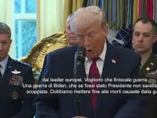 Trump: Vicini come non mai alla fine della guerra tra Russia e Ucraina