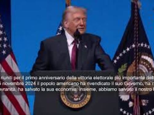 Trump festeggia un anno dall'elezione: Abbiamo salvato il Paese