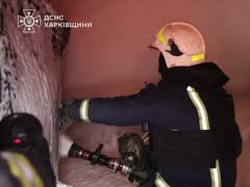 Guerra Ucraina, attacco di droni russi provoca un vasto incendio a Kharkiv