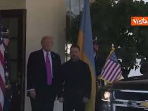 Trump riceve Zelensky alla Casa Bianca