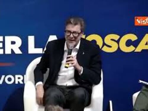 Giorgetti: "La sinistra al potere solo grazie a golpe giudiziari o finanziari"