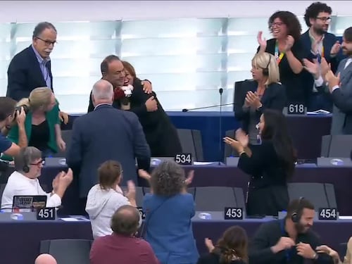 La reazione di Ilaria Salis all'annuncio del voto sull'immunità