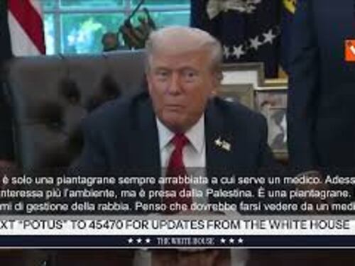 Trump: Greta Thunberg è solo una piantagrane arrabbiata, si faccia vedere da un medico