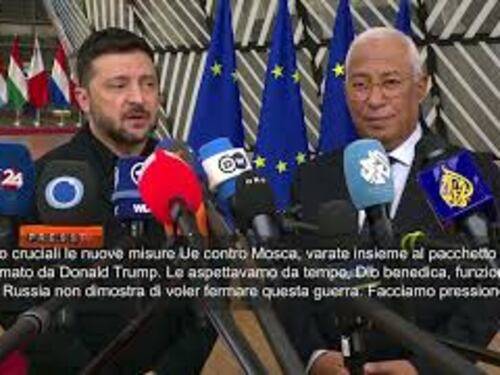 Zelensky al Consiglio Ue: Cruciali nuove sanzioni alla Russia, un cessate il fuoco è possibile