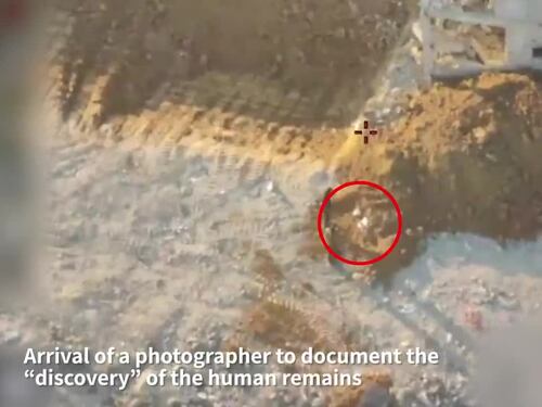 Il video pubblicato dall'Idf