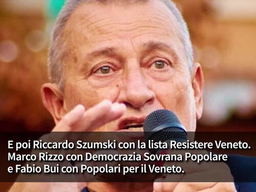 Regionali in Veneto: ecco i cinque candidati