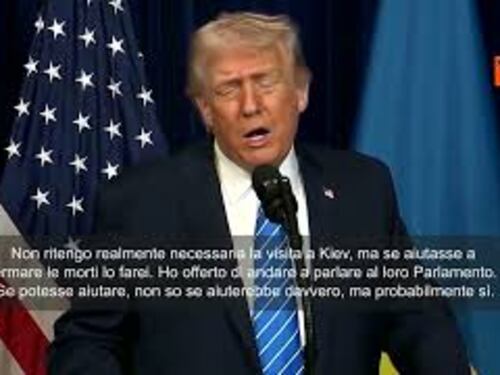 Trump: Potrei andare a Kiev, parlare al Parlamento ucraino se necessario