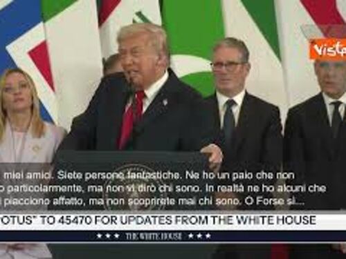 Trump: C'è una coppia di leader che non mi piace, ma non vi dirò mai chi sono. O forse sì