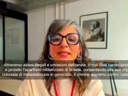 Francesca Albanese all'Onu: 63 Stati complici di Israele nel genocidio a Gaza, Italia compresa