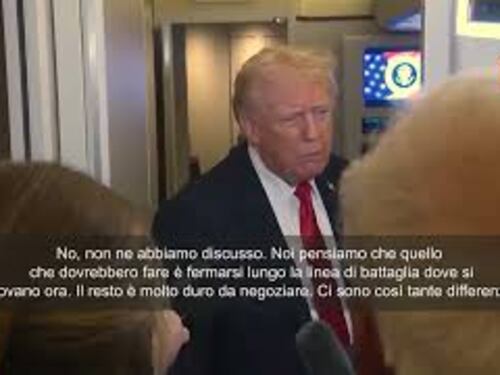 Guerra Ucraina, Trump: Non ho discusso di Donbass con Zelensky, si fermino su linee del fronte