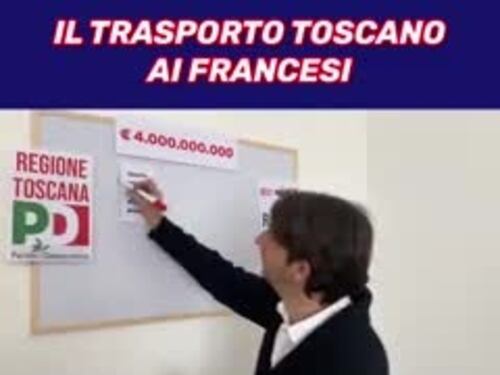 Trasporto pubblico toscano, Donzelli: "Ecco gli intrecci sinistri"
