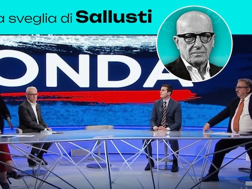 La sveglia di Sallusti - La7 sulla scia di TeleHamas