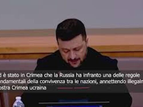 Zelensky: Occupazione russa della Crimea danno globale