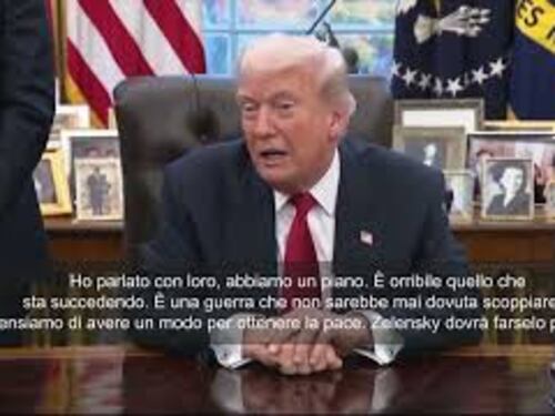 Trump: Zelensky dovrà farsi piacere il piano di pace per l'Ucraina