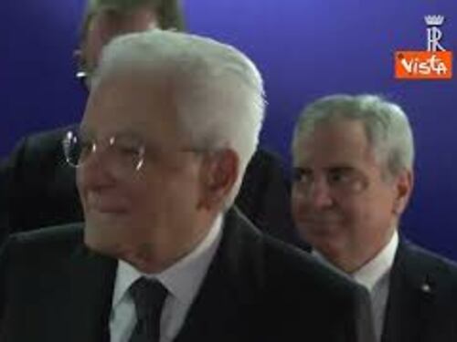 Mattarella al 150esimo anniversario del risparmio postale al Centro Congressi "La nuvola"