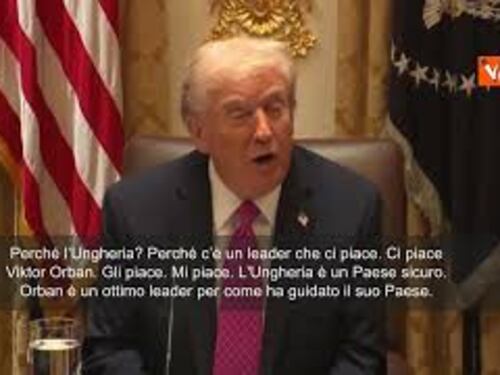 Trump: Con Putin incontro a Budapest perché mi piace Orban