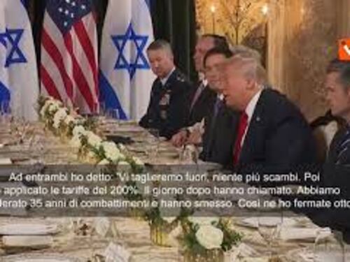 Trump si lamenta con Netanyahu per non aver ricevuto Nobel: Ho fatto finire 8 guerre