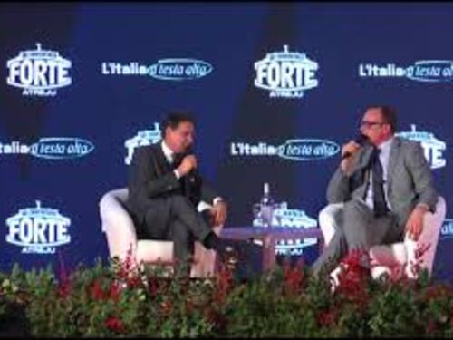 Conte ad Atreju: Manca Schlein? Verrà il giorno che faremo questo confronto con Meloni
